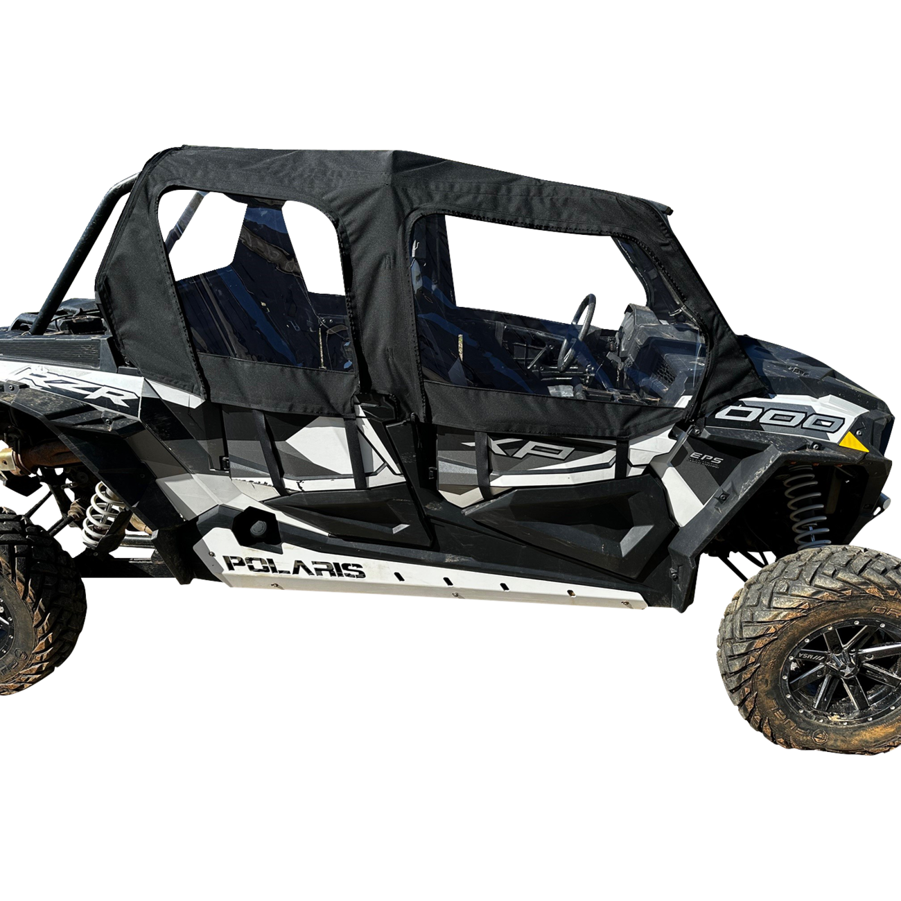 MOOSE OFFROAD Side Enclosures - Black - Polaris - RZR '20-'24 PRZR4SE-11