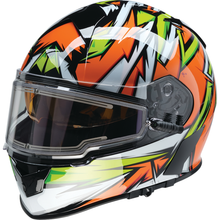 Z1R Warrant Snow Helmet - Neuron - Orange/Green - Medium 0101-17225