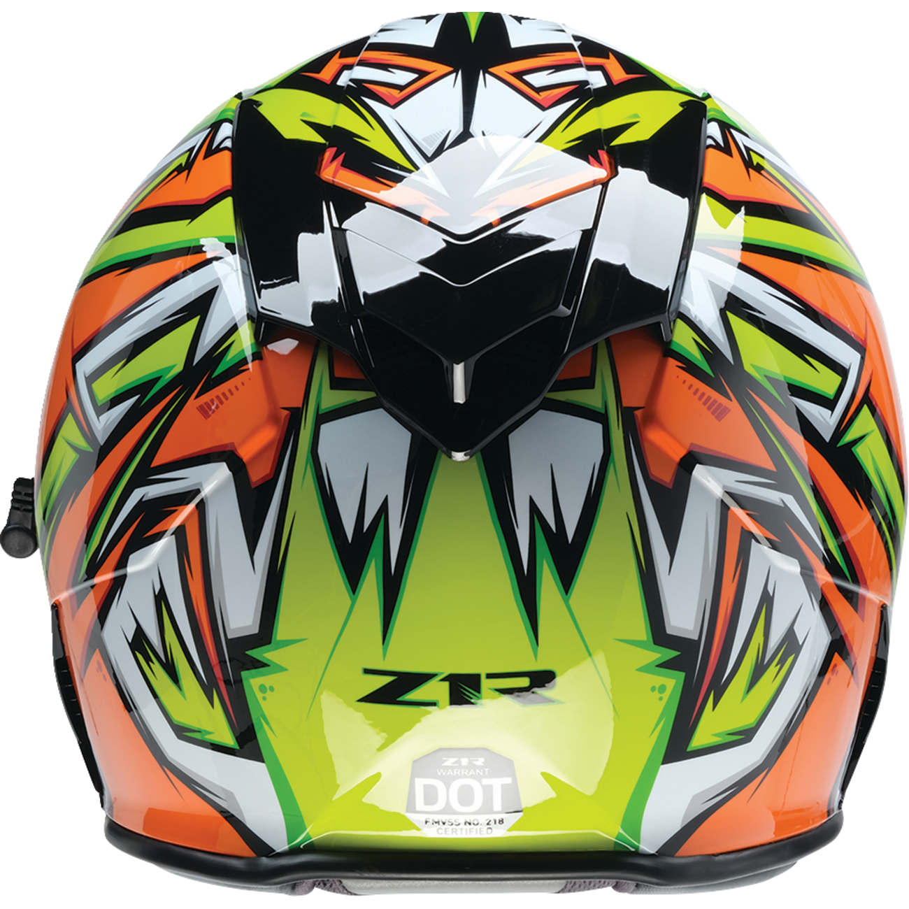 Z1R Warrant Snow Helmet - Neuron - Orange/Green - XS 0101-17223