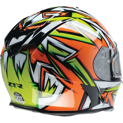 Z1R Warrant Snow Helmet - Neuron - Orange/Green - 2XL 0101-17228