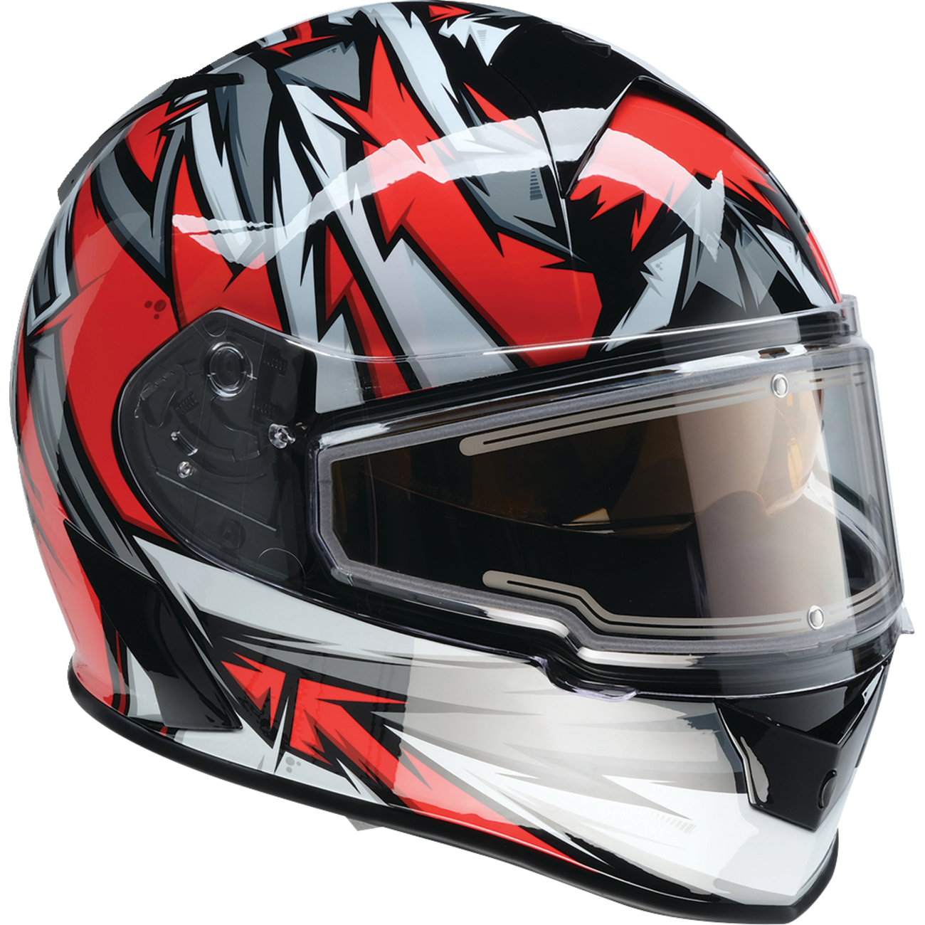 Z1R Warrant Snow Helmet - Neuron - Red/White - Medium 0101-17219