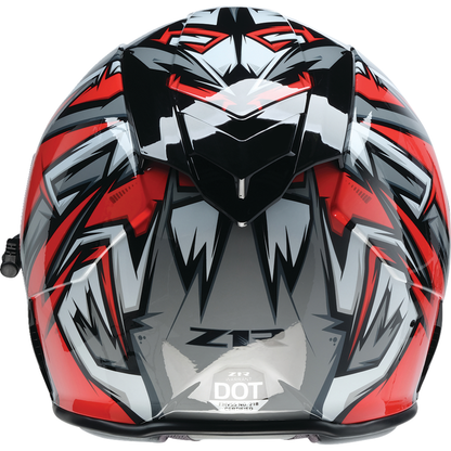 Z1R Warrant Snow Helmet - Neuron - Red/White - 2XL 0101-17222