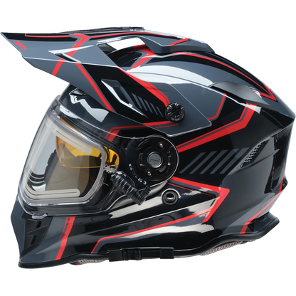 Z1R Range 2.0 Snow Helmet - Rotor - Black/Red - Small 0101-17230