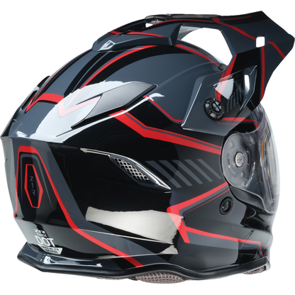 Z1R Range 2.0 Snow Helmet - Rotor - Black/Red - Medium 0101-17231
