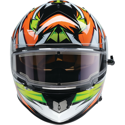 Z1R Warrant Snow Helmet - Neuron - Orange/Green - 2XL 0101-17228