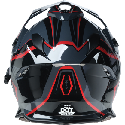 Z1R Range 2.0 Snow Helmet - Rotor - Black/Red - 2XL 0101-17234