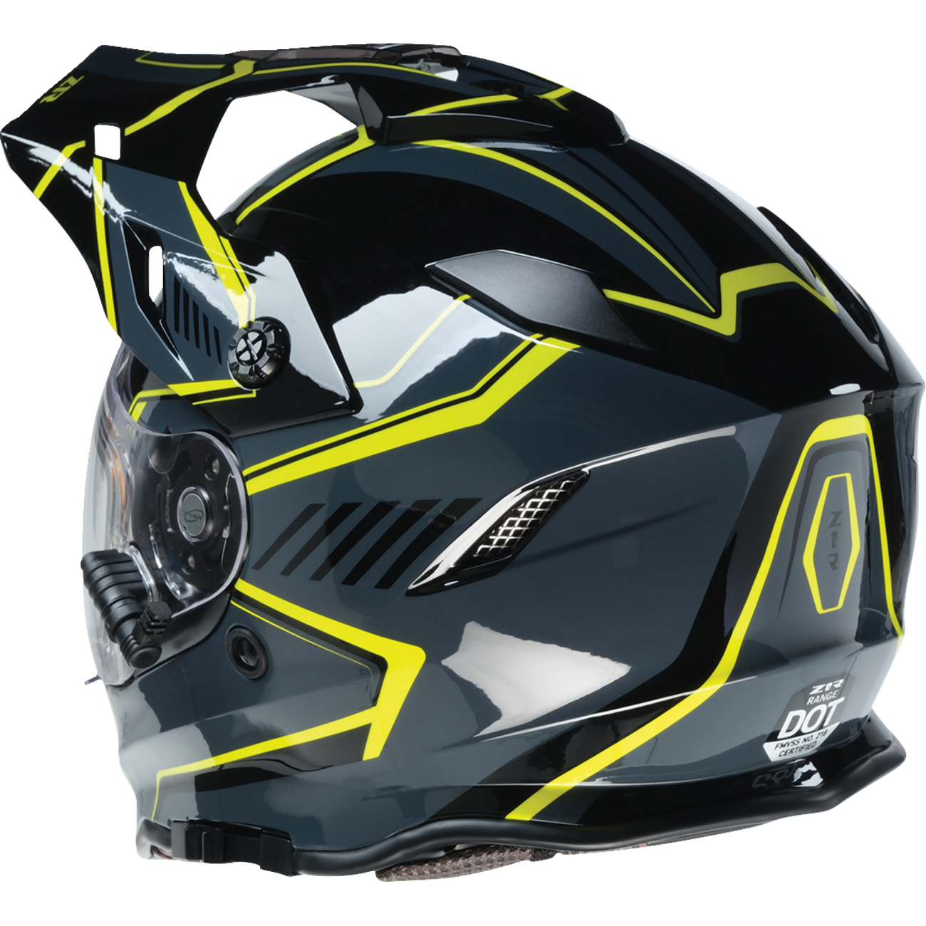 Z1R Range 2.0 Snow Helmet - Rotor - Black/Hi-Viz - 2XL 0101-17246