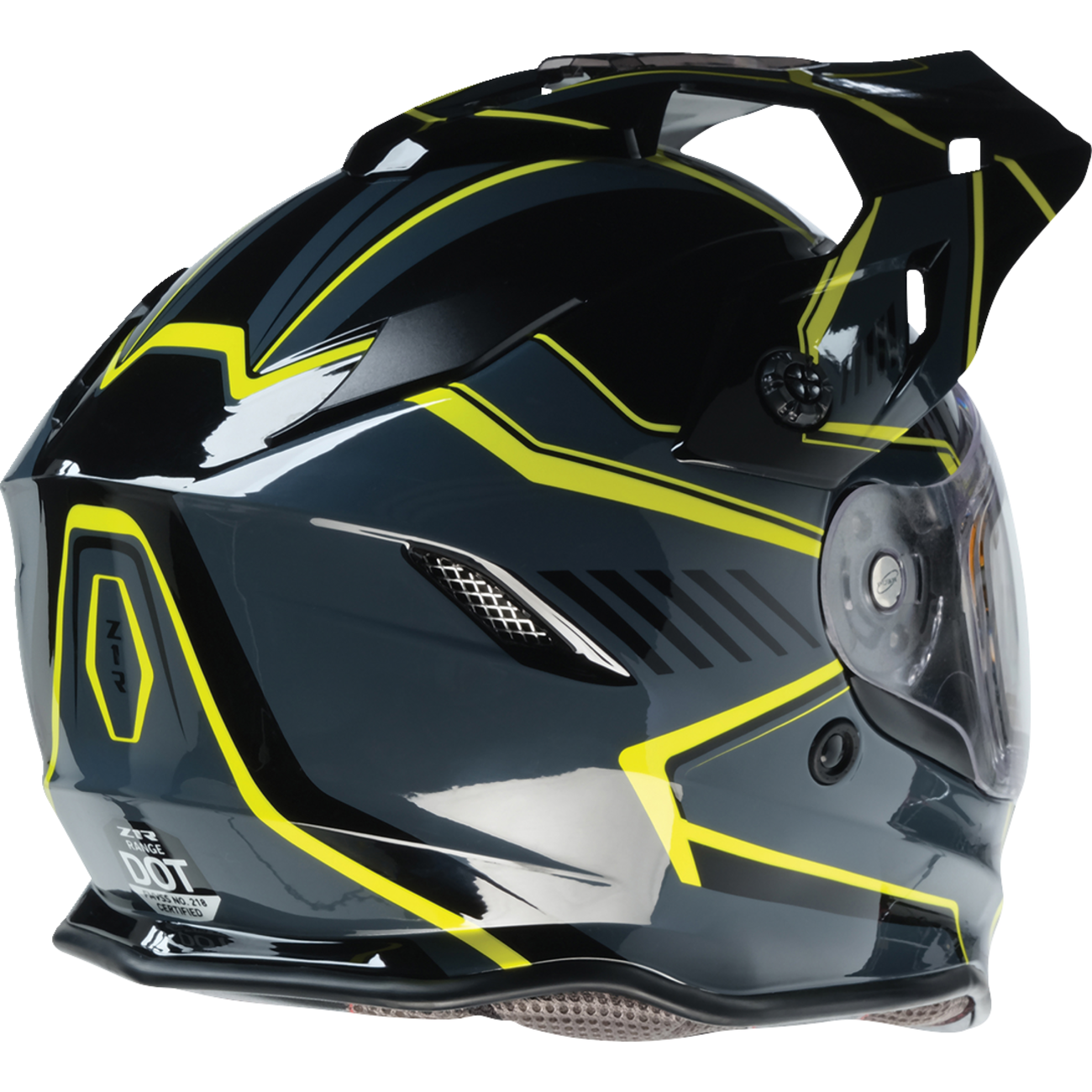 Z1R Range 2.0 Snow Helmet - Rotor - Black/Hi-Viz - 2XL 0101-17246