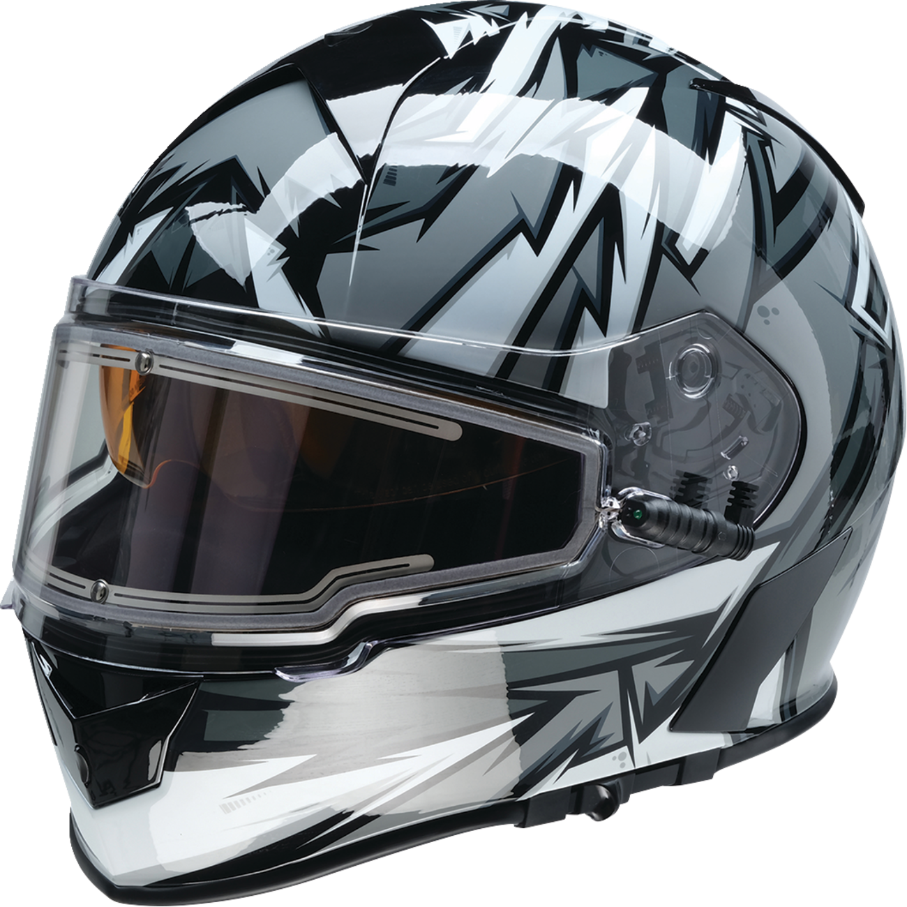 Z1R Warrant Snow Helmet - Neuron - Gray/White - Large 0101-17206