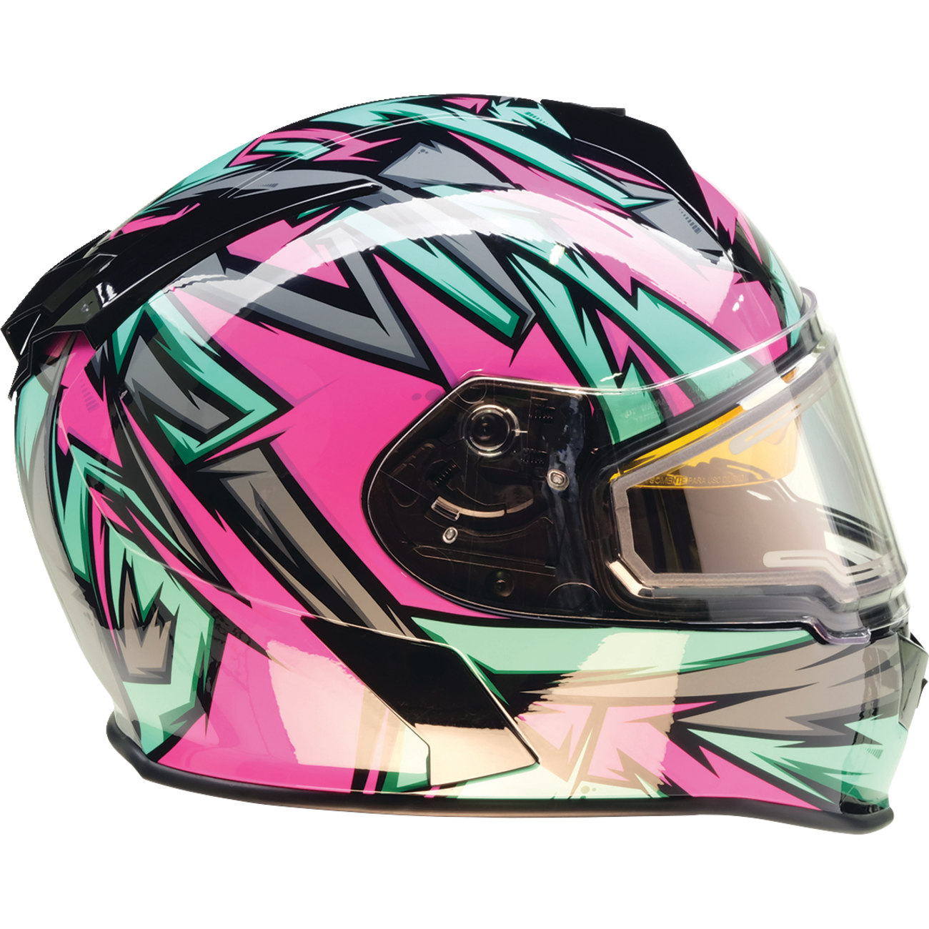 Z1R Warrant Snow Helmet - Neuron - Pink/Teal - XS 0101-17209