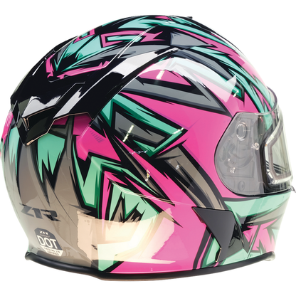 Z1R Warrant Snow Helmet - Neuron - Pink/Teal - Medium 0101-17211