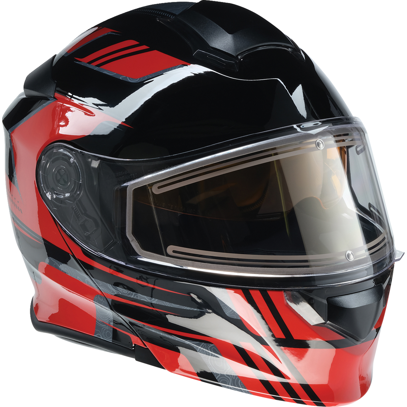 Z1R Solaris 2.0 Helmet - First Tracks - Electric - Dual Pane - Black/Red - Medium 0120-0827