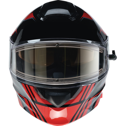 Z1R Solaris 2.0 Helmet - First Tracks - Electric - Dual Pane - Black/Red - Large 0120-0828