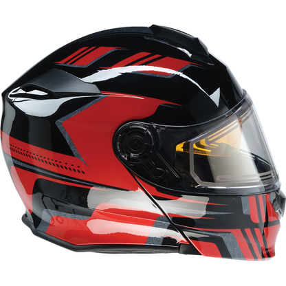 Z1R Solaris 2.0 Helmet - First Tracks - Electric - Dual Pane - Black/Red - XL 0120-0829