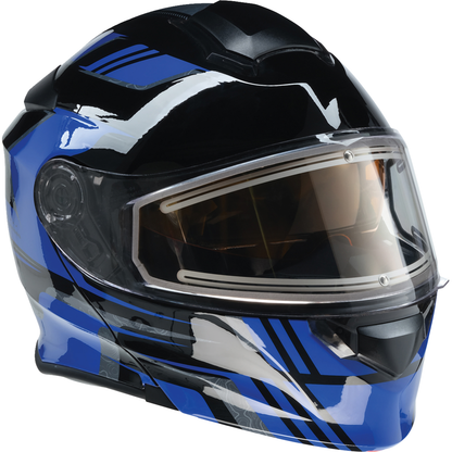 Z1R Solaris 2.0 Helmet - First Tracks - Electric - Dual Pane - Black/Blue - XS 0120-0831
