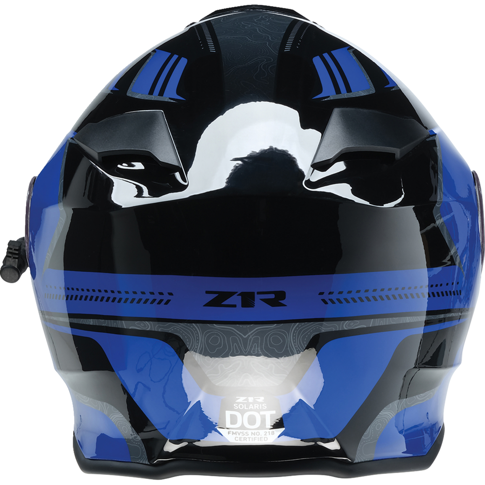
                      
                        Z1R Solaris 2.0 Helmet - First Tracks - Electric - Dual Pane - Black/Blue - Medium 0120-0833
                      
                    