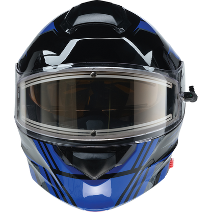 Z1R Solaris 2.0 Helmet - First Tracks - Electric - Dual Pane - Black/Blue - 2XL 0120-0836