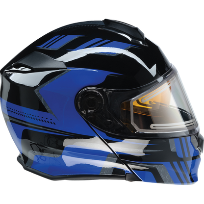Z1R Solaris 2.0 Helmet - First Tracks - Electric - Dual Pane - Black/Blue - 2XL 0120-0836