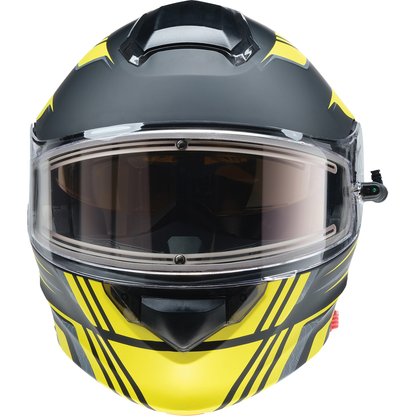 Z1R Solaris 2.0 Helmet - First Tracks - Electric - Dual Pane - Black/Hi-Viz - Medium 0120-0839