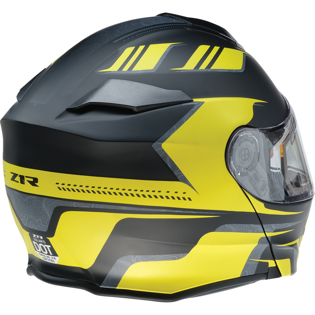 Z1R Solaris 2.0 Helmet - First Tracks - Electric - Dual Pane - Black/Hi-Viz - XS 0120-0837