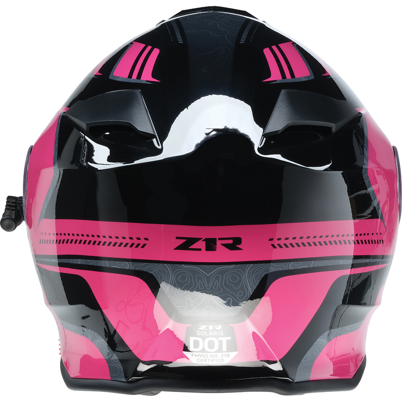 Z1R Solaris 2.0 Helmet - First Tracks - Electric - Dual Pane - Black/Pink - Small 0120-0844