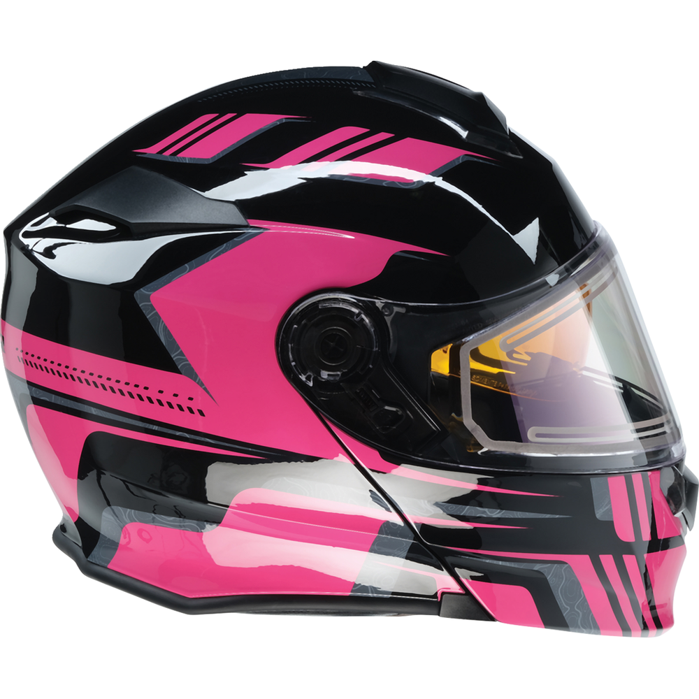 
                      
                        Z1R Solaris 2.0 Helmet - First Tracks - Electric - Dual Pane - Black/Pink - Medium 0120-0845
                      
                    