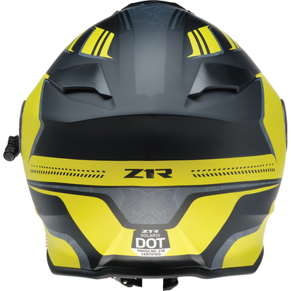 Z1R Solaris 2.0 Helmet - First Tracks - Electric - Dual Pane - Black/Hi-Viz - 2XL 0120-0842