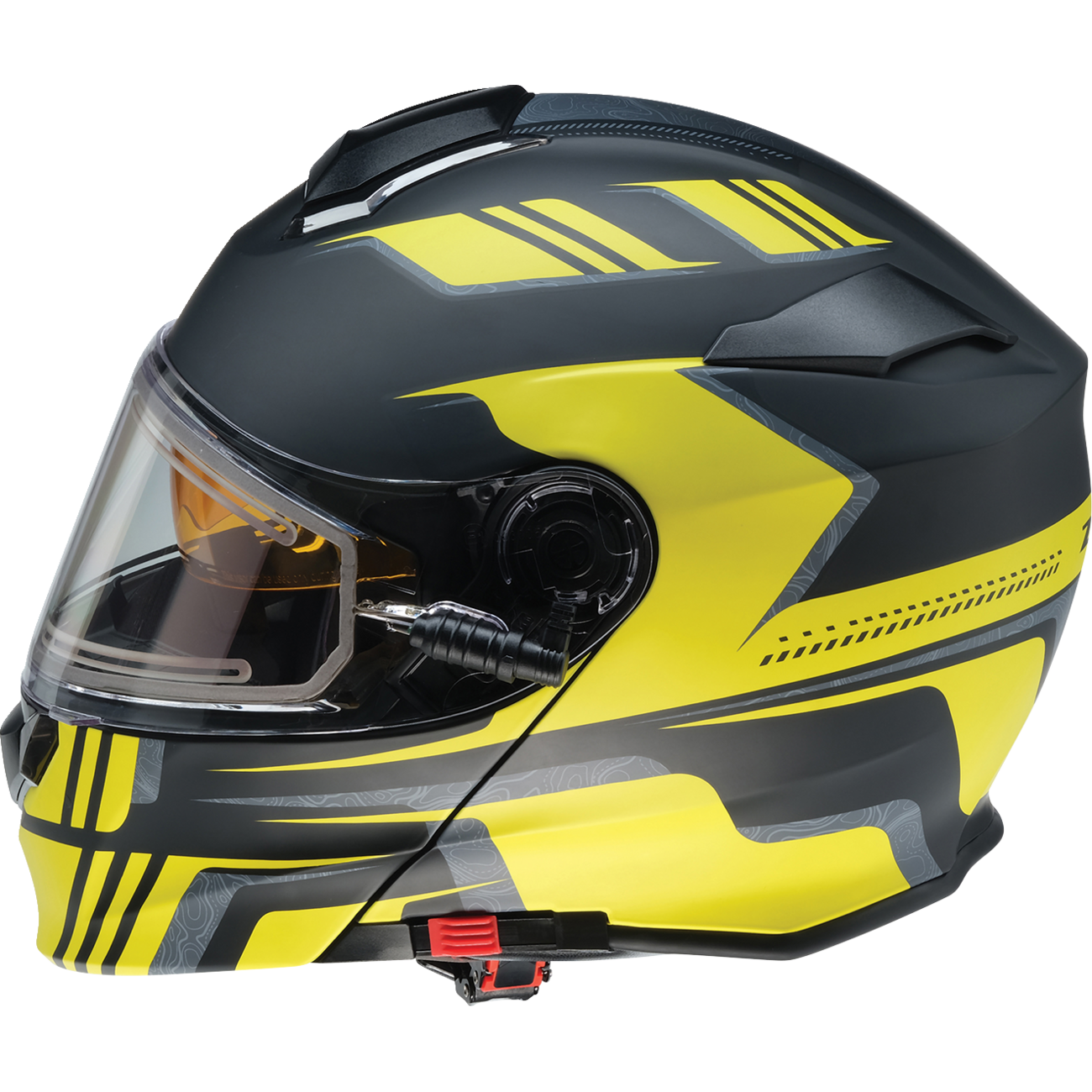 Z1R Solaris 2.0 Helmet - First Tracks - Electric - Dual Pane - Black/Hi-Viz - XS 0120-0837