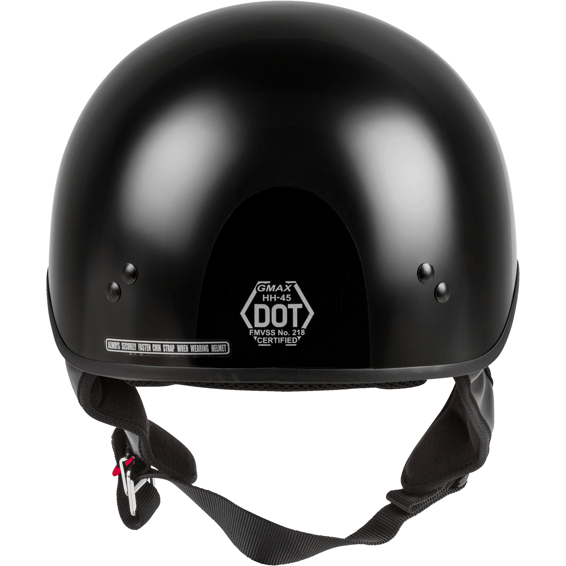 Hh 45 Half Helmet Naked Black 2x