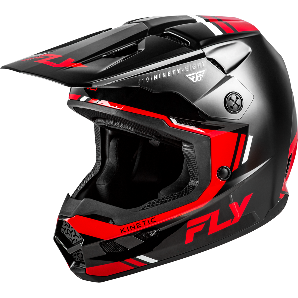 Kinetic Verdict Helmet Black/Red/White Sm