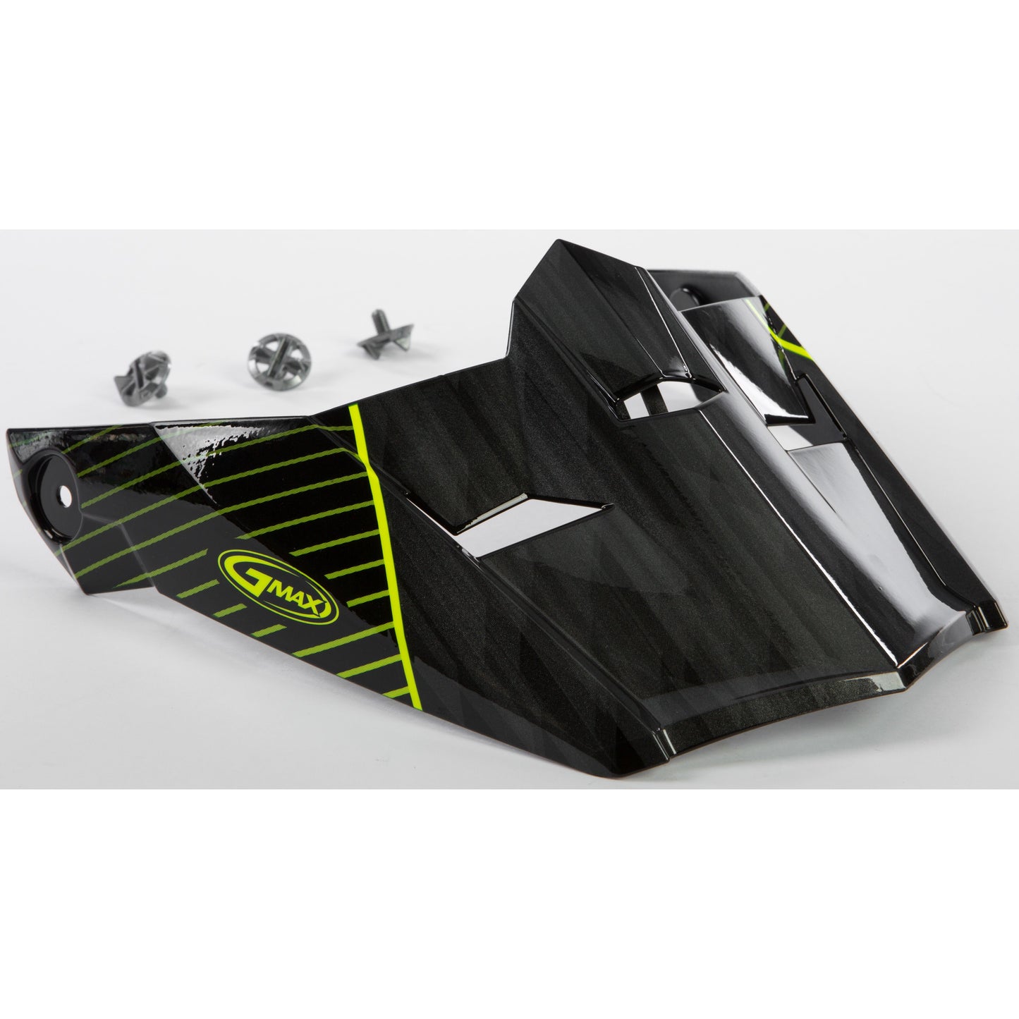 Visor W/Screws Colfax Mx 46 Black/Hi Vis Yellow Md 2x