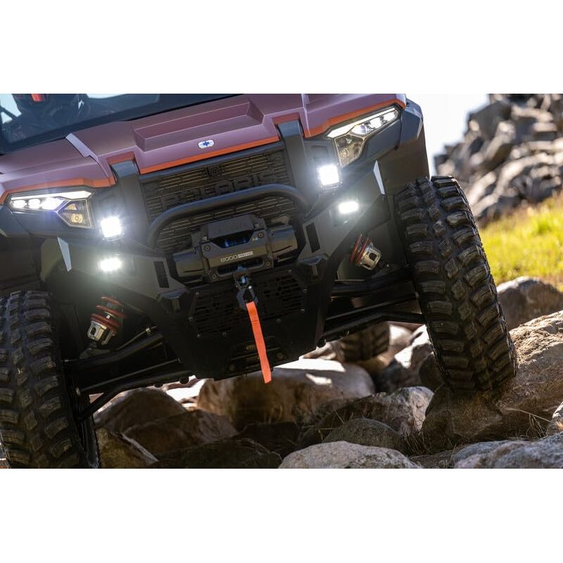 
                      
                        Polaris Off Road Front HD Bumper Cube Light Mounts - 2889820
                      
                    