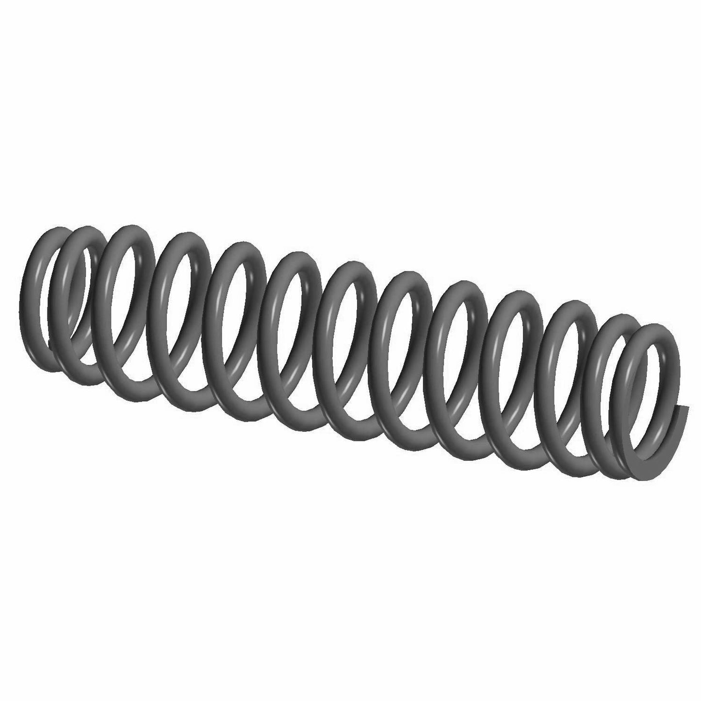 Polaris ATV Compression Spring, 130/165, Medium Gloss Black, Genuine OEM Part 7041986-067, Qty 1