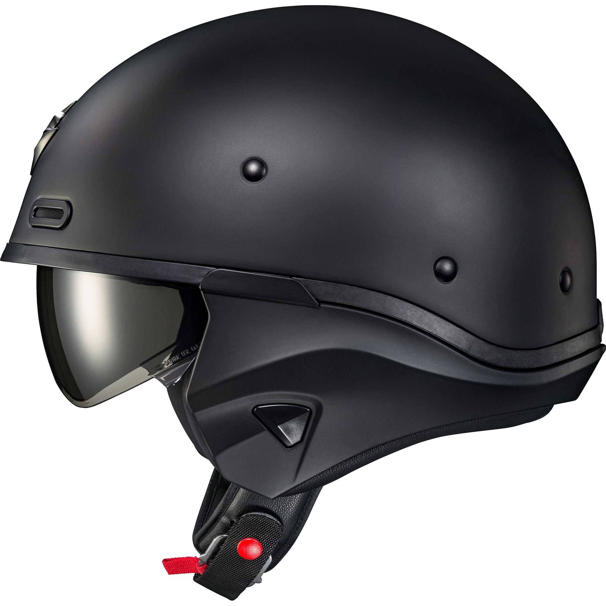Covert X Open Face Helmet Matte Black Lg