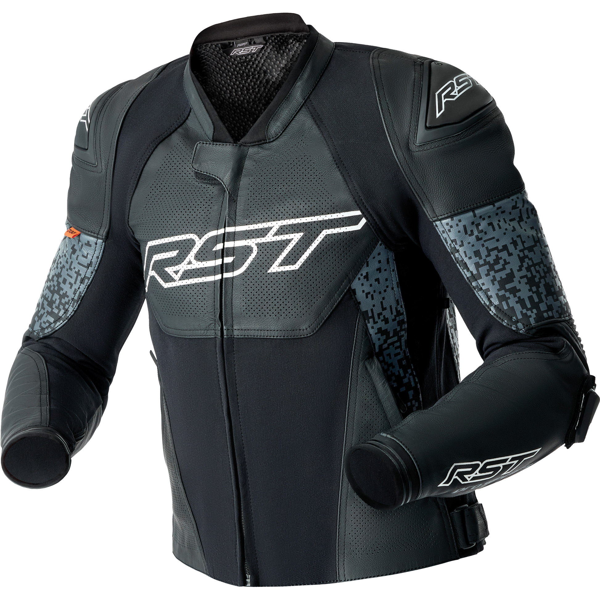 Ps Supersport K D3o Jacket Grey/Black Leather Lg