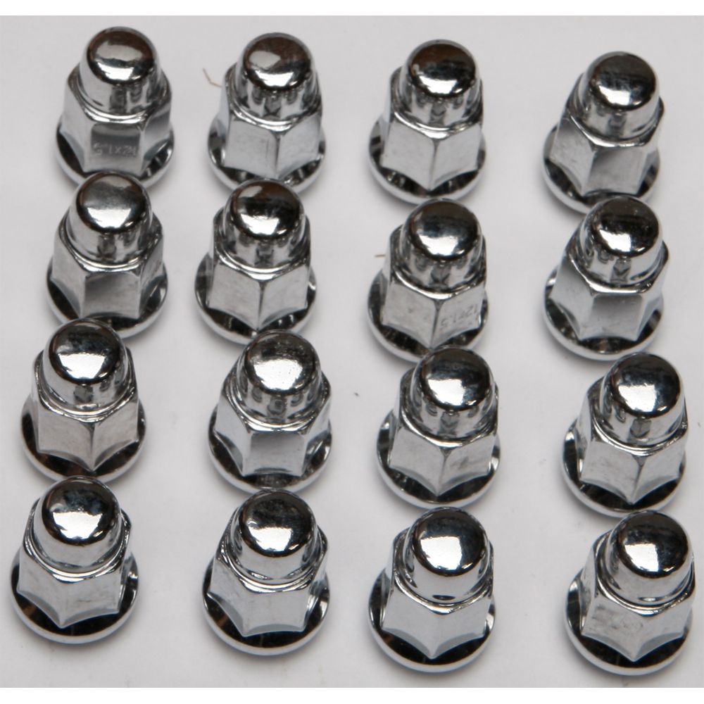 16/Pk 12mmx1.50 Tapered Lug Nuts 60'