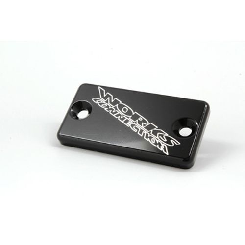 Billet Front Brake Cover Blk Kx/Suz