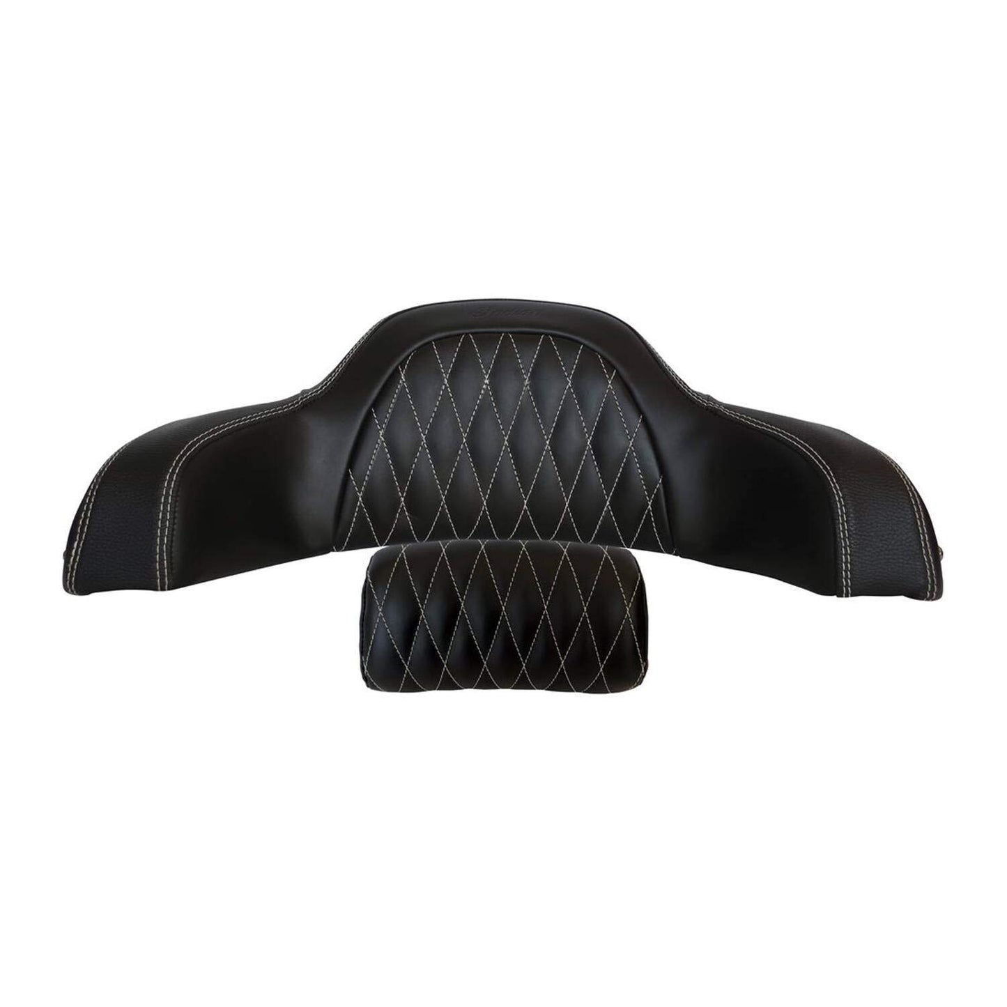 Indian Motorcycle Genuine Leather Quilted Trunk Passenger Backrest Pad - 2880284-02