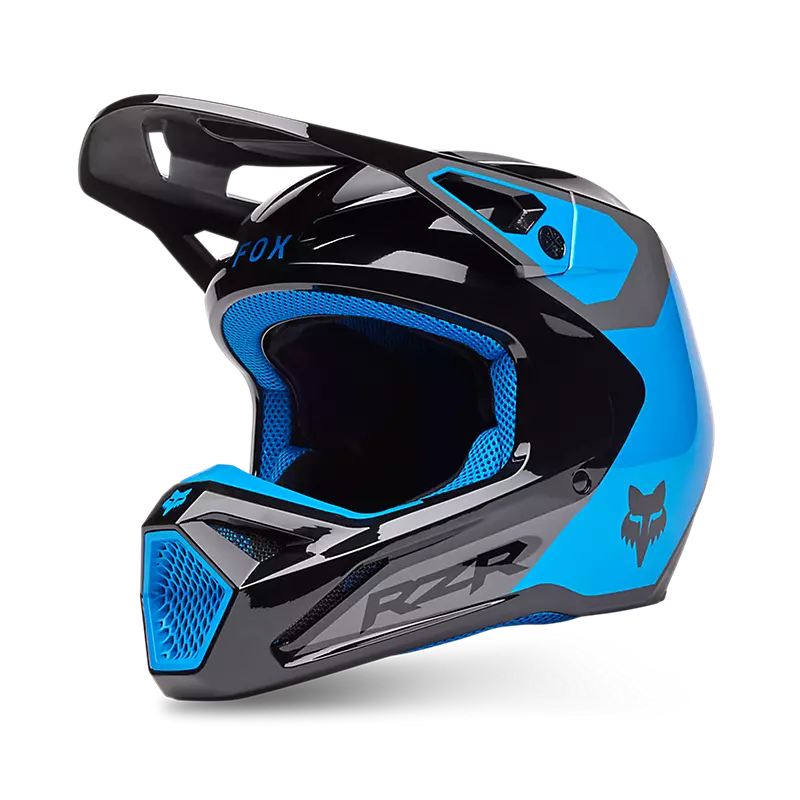 FOX RACING V1 POLARIS HELMET - BLU - 33265-002
