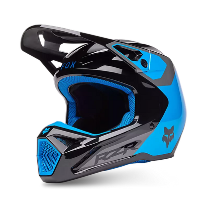 FOX RACING V1 POLARIS HELMET - BLU - 33265-002