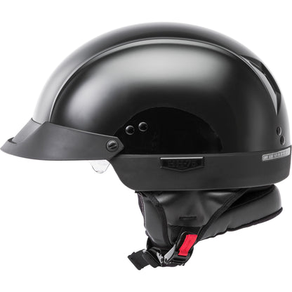 Hh 75 Half Helmet Black 2x