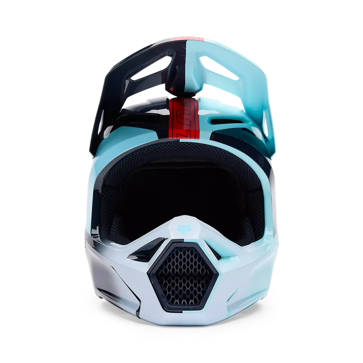 FOX RACING YTH V1 ELEVATED HELMET - LT BLU - 33549-116