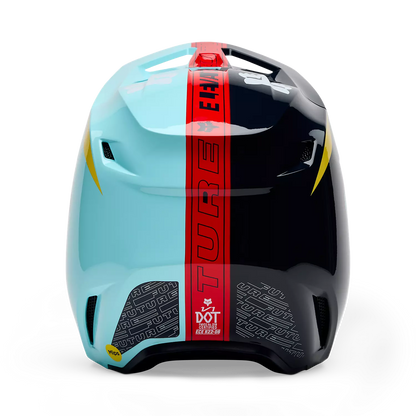 FOX RACING YTH V1 ELEVATED HELMET - LT BLU - 33549-116