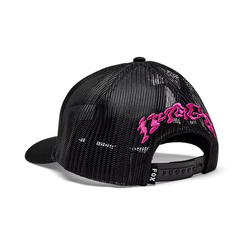 FOX RACING WOMENS HELLO FOX TRUCKER HAT BLK SIZE OS