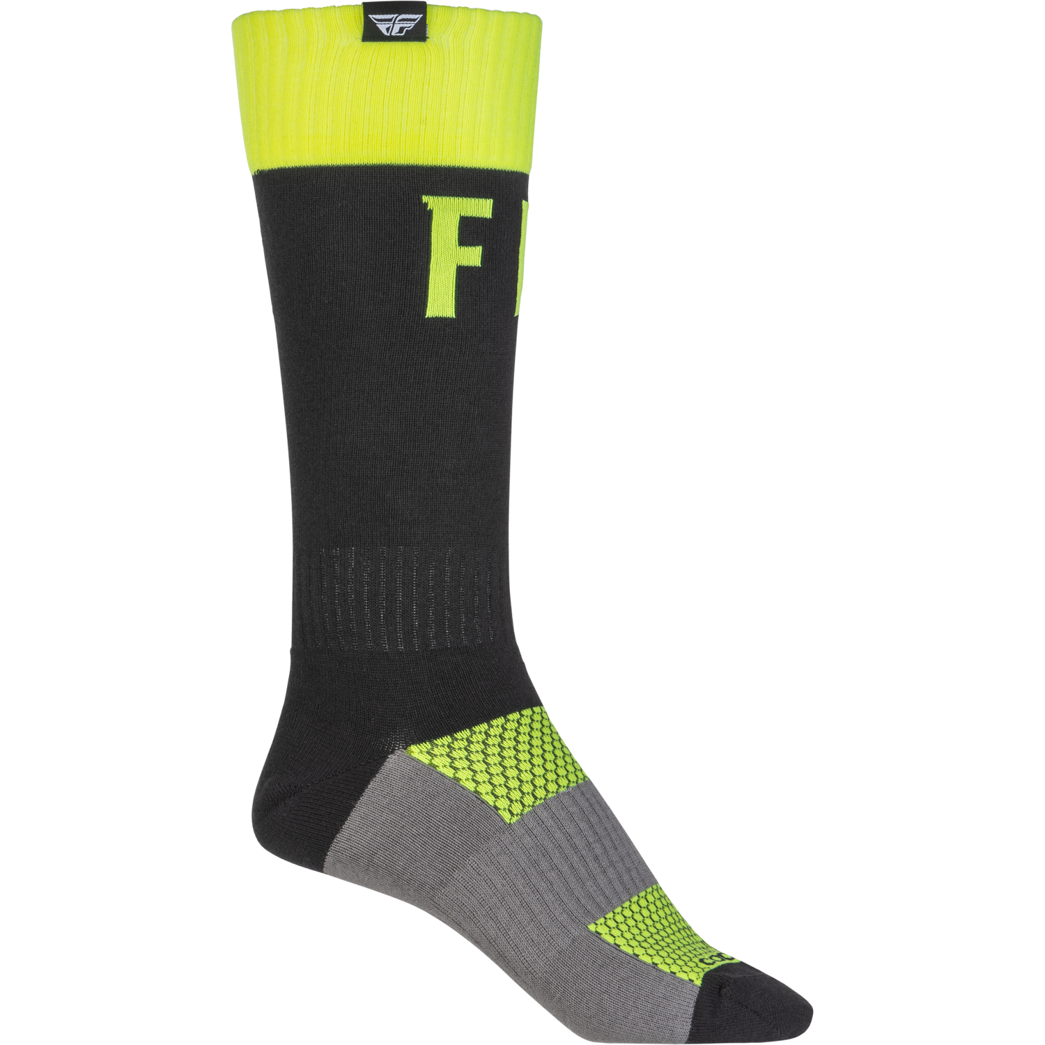Mx Pro Socks Hi Vis/Black Lg/Xl