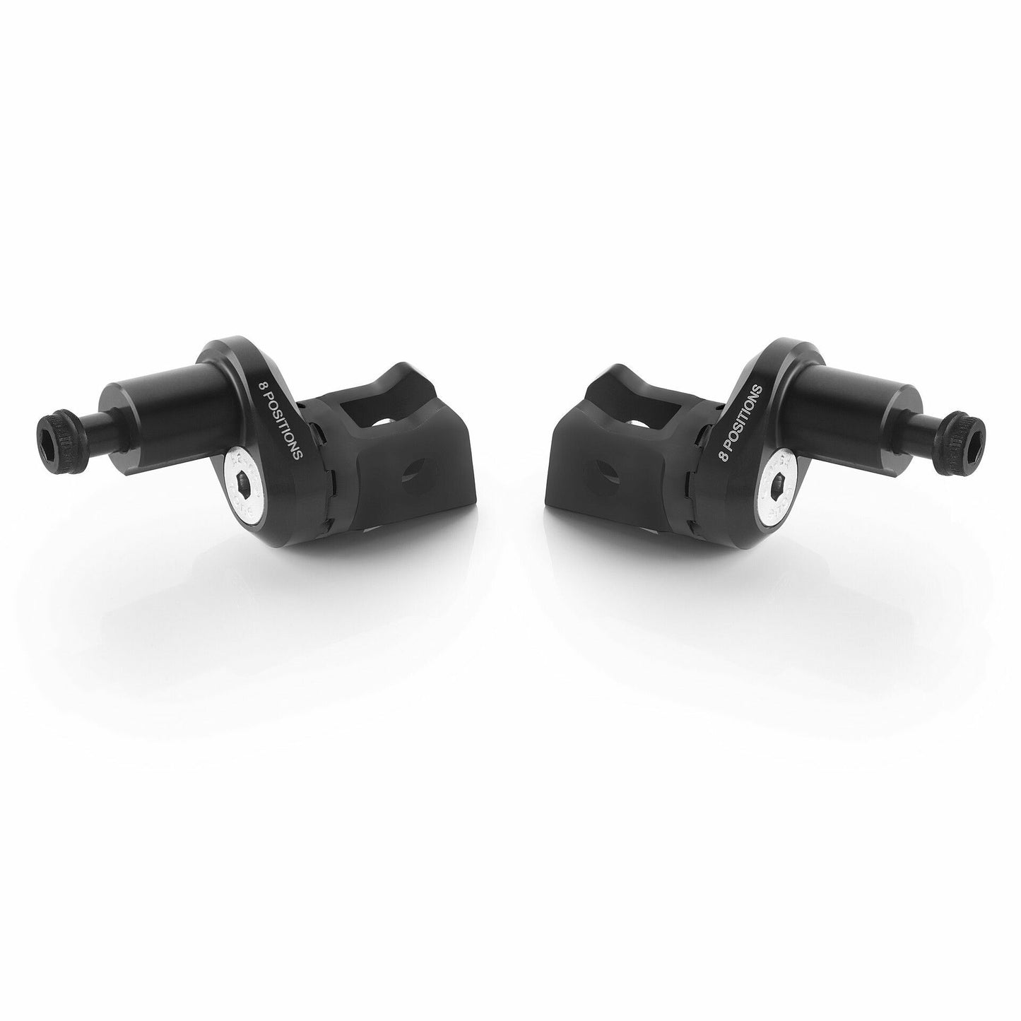 Eccesntric Footpeg Mount Kit Rider Adjust Black Pr