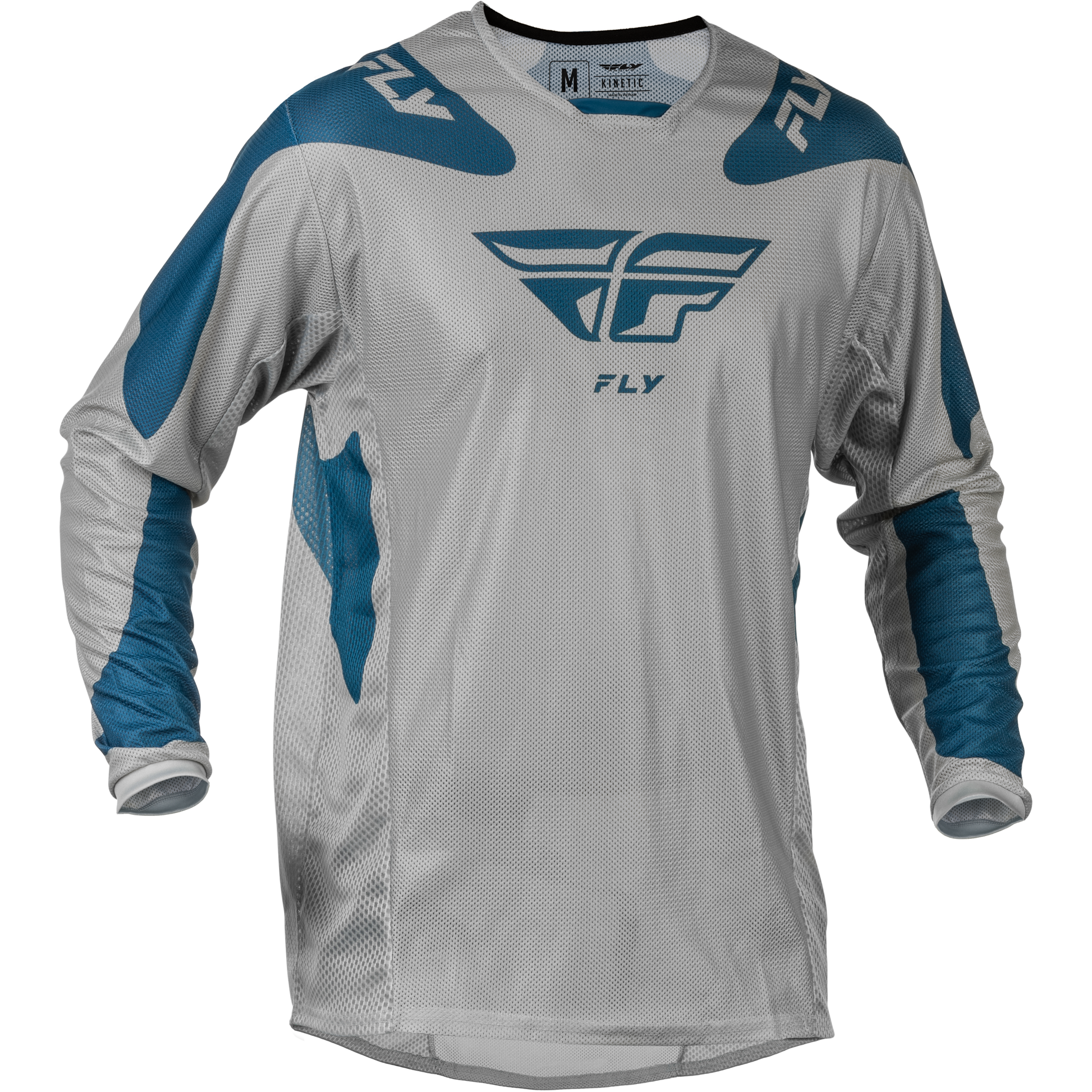 Kinetic Mesh Sym Jersey Grey/Blue Lg