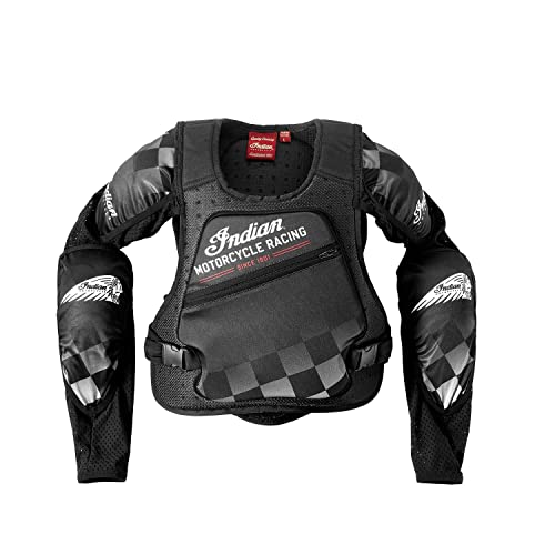 Indian Motorcycle Youth eFTR Armor, Black - M - 286022303
