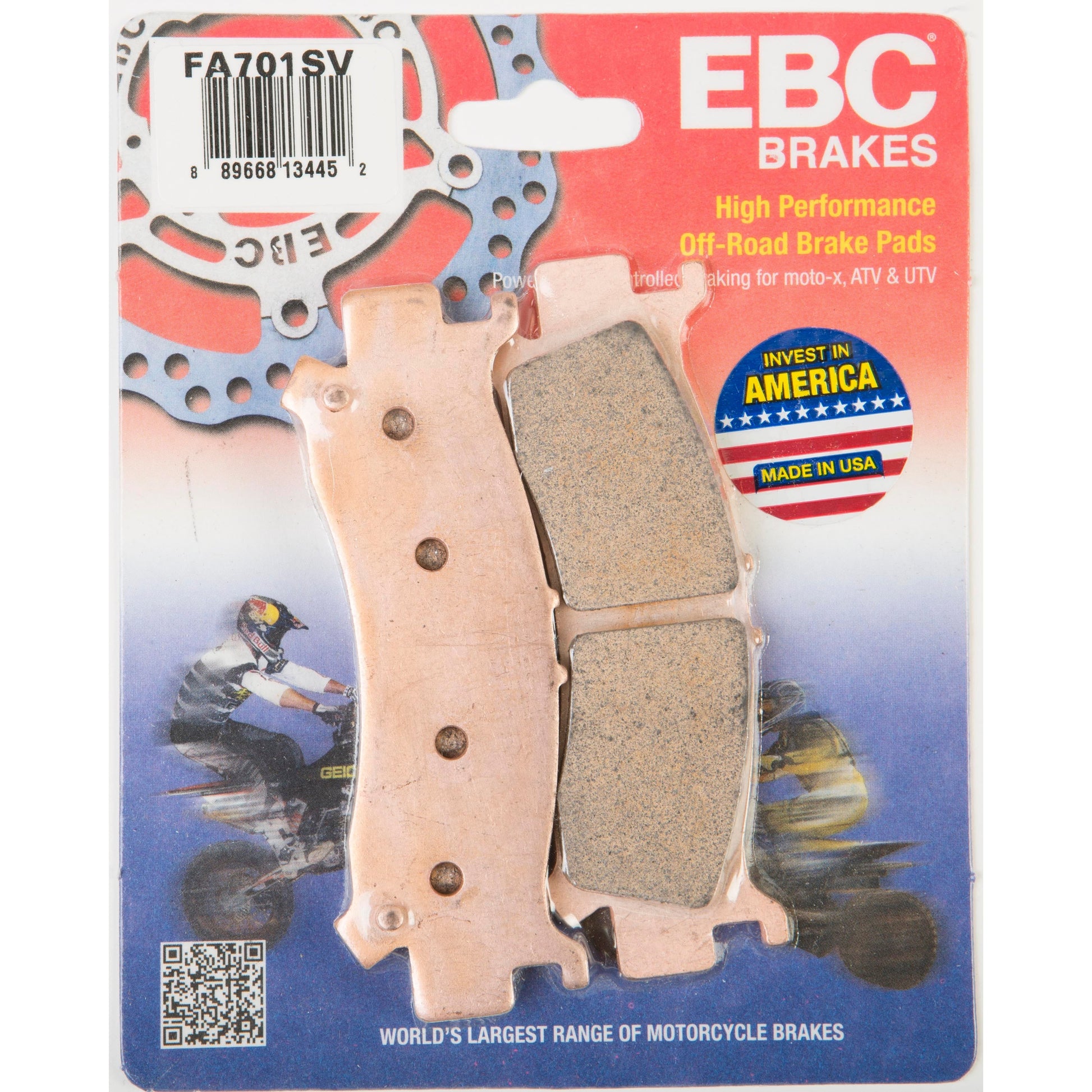 Brake Pads Fa701sv Severe Duty Sv Series