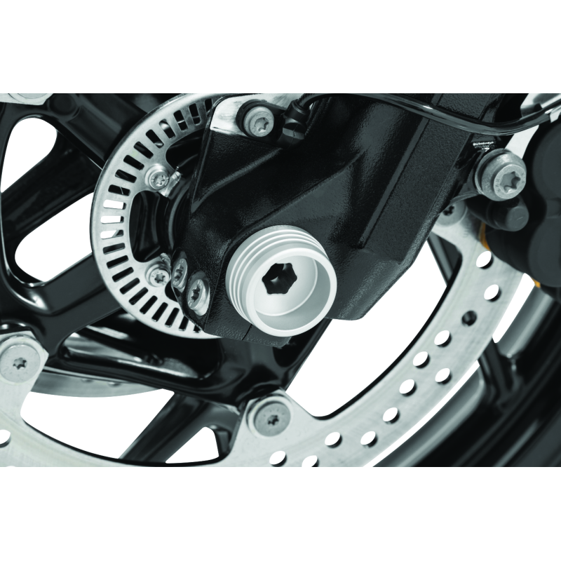 Kuryakyn Lodestar Front Axle Slider Silver